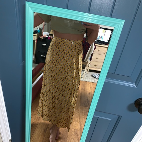 Vintage Breeches long floral print wrap skirt Sml - Picture 6 of 8